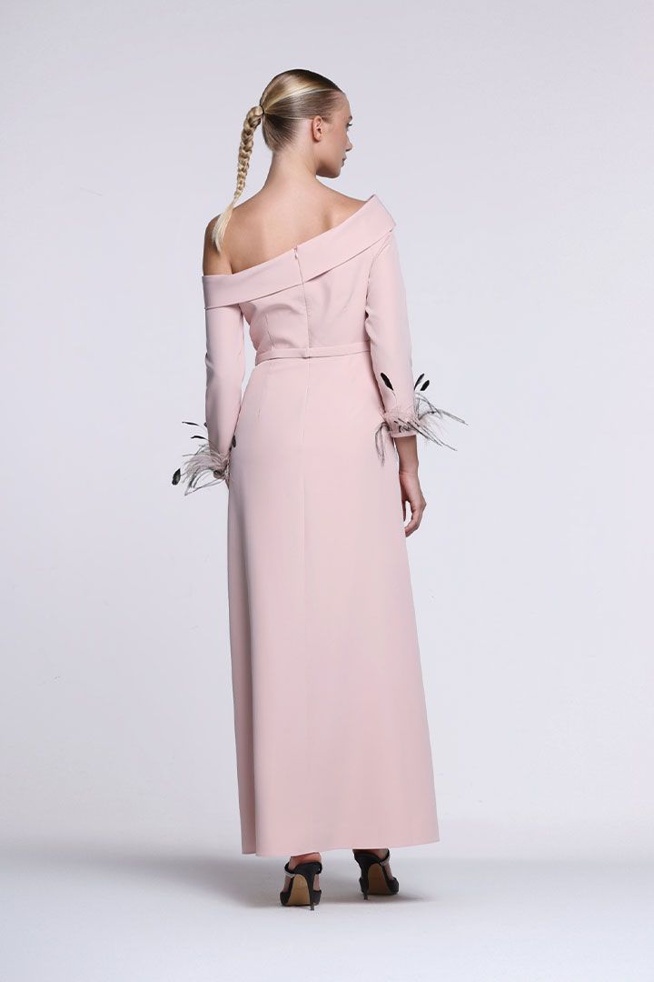 Asymmestric Shoulder Dress - Femi9 EG