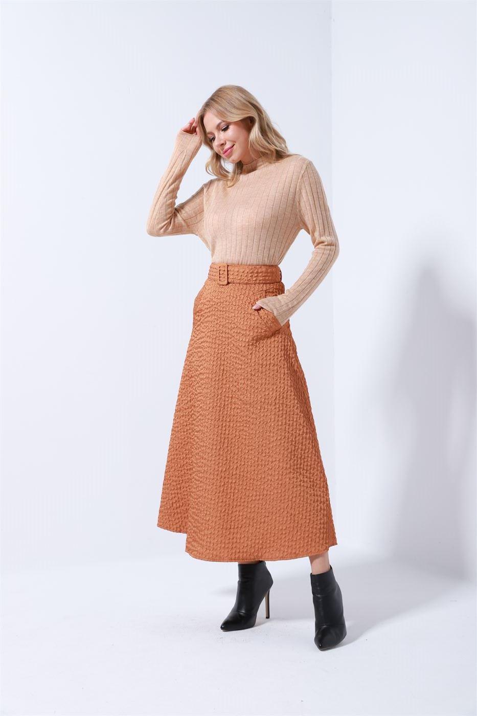 Mock Neck Knitted Pullover - Femi9 EG