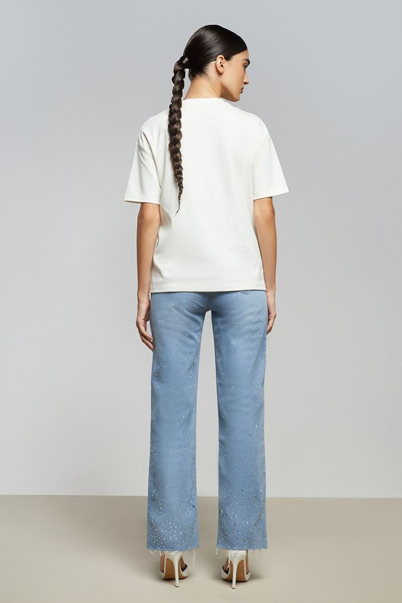 Embellished T Shirt - Femi9 EG
