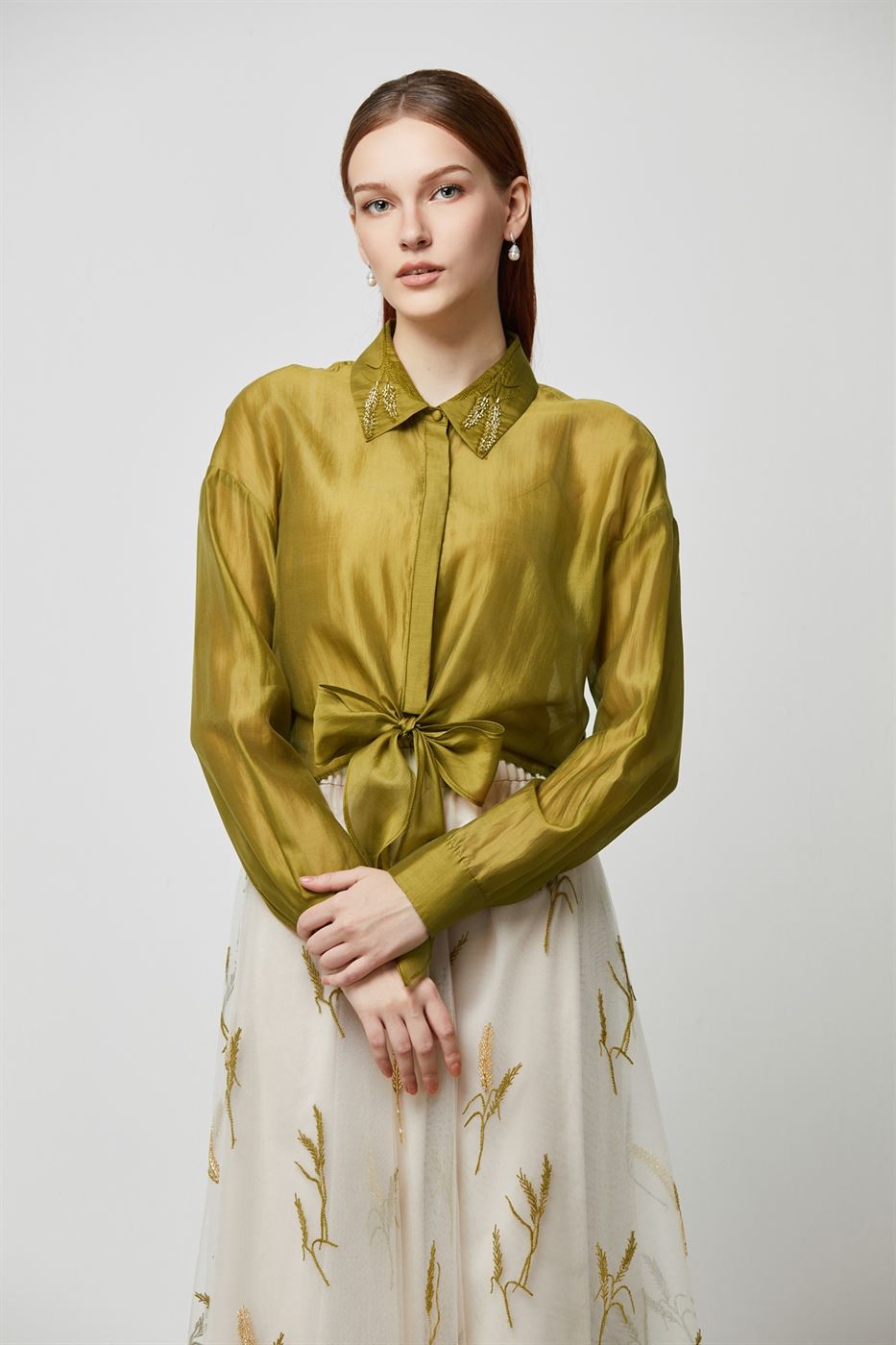 Front Knot Shirt - Femi9 EG