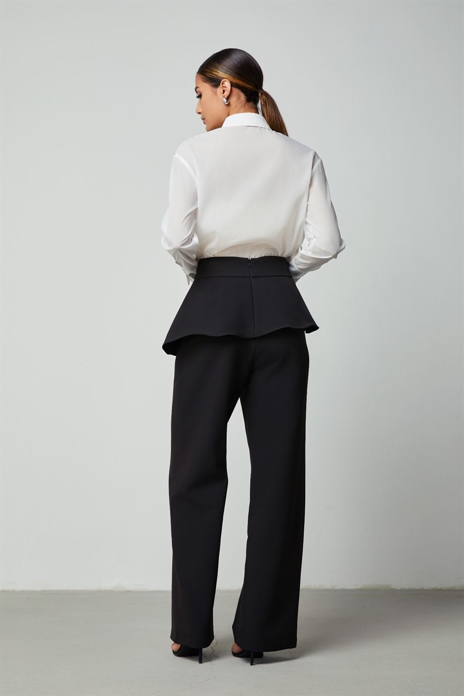 Peplum Waist Pants - Femi9 EG