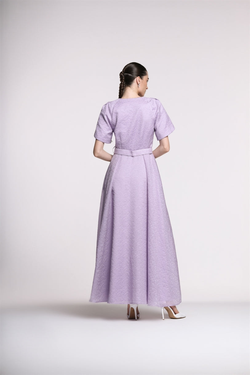 Jacquard Maxi Dress - Femi9 EG