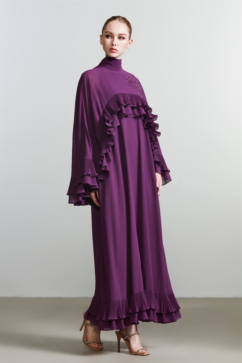 Ruffles Details Dress - Femi9 EG