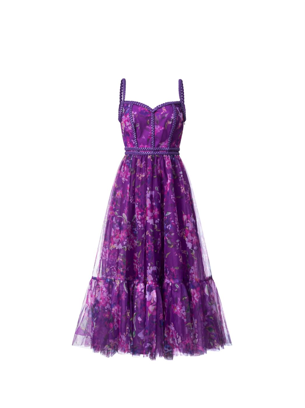 Midi A Shape Printed Dress - Femi9 EG