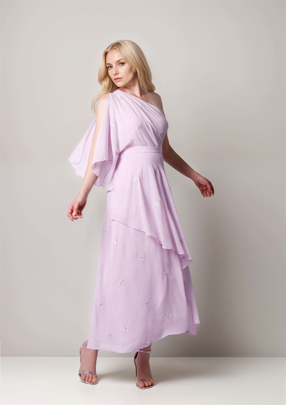One-Sleeve Asymmetrical Dress - Femi9 EG