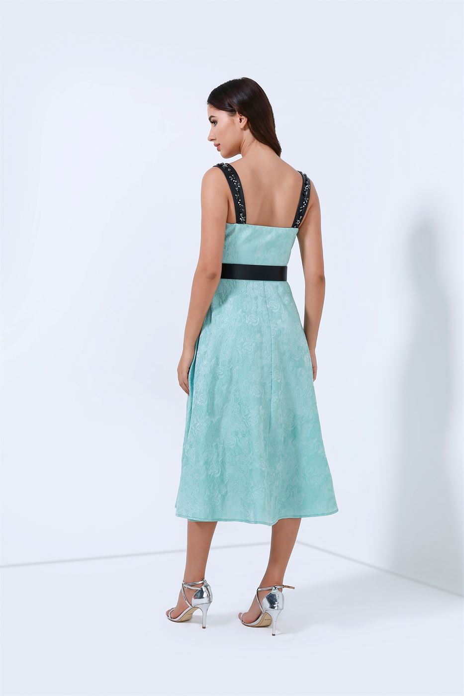 Embellished Straps Dress - Femi9 EG