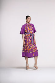 Printed Midi Length Dress - Femi9 EG