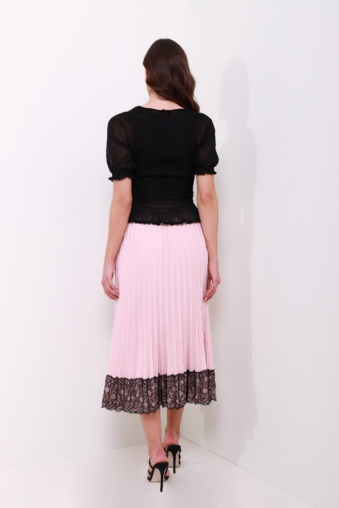 Ruched Midi Sleeves Top - Femi9 EG