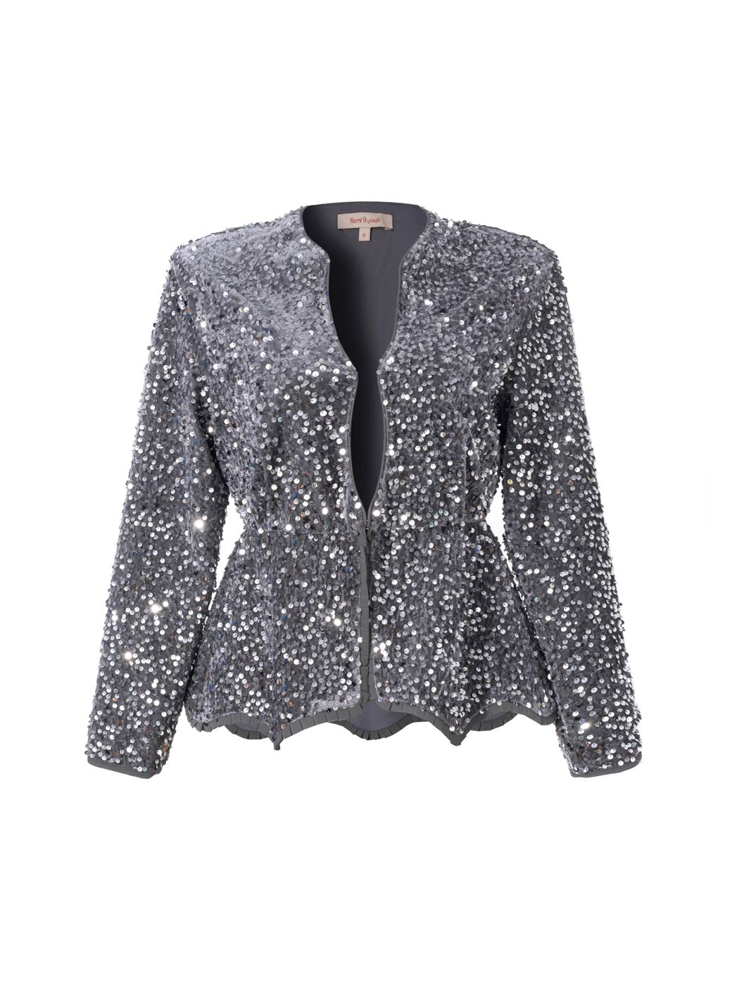 Long Sleeves Sequins Jacket - Femi9 EG
