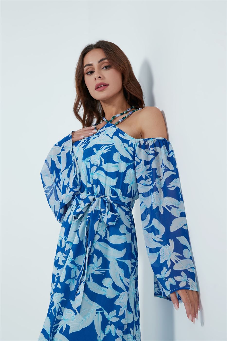 Maxi Printed Dress - Femi9 EG