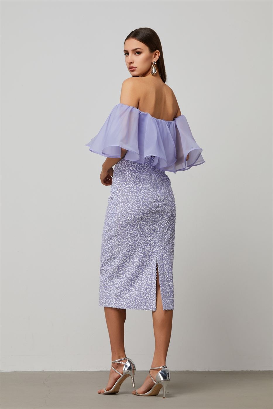 Sequins Midi Skirt - Femi9 EG