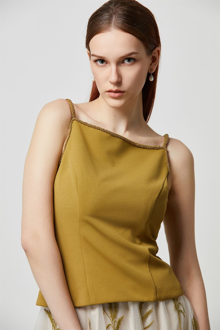 Beads Embellishment Top - Femi9 EG
