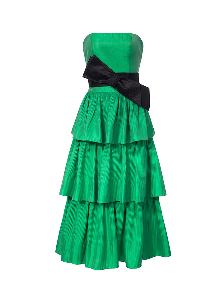 Pleated Maxi Dress - Femi9 EG