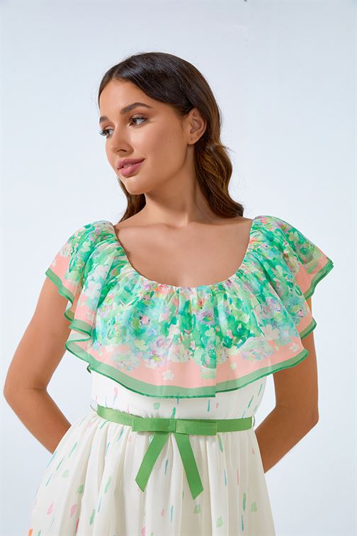 All Over Printed Dress - Femi9 EG