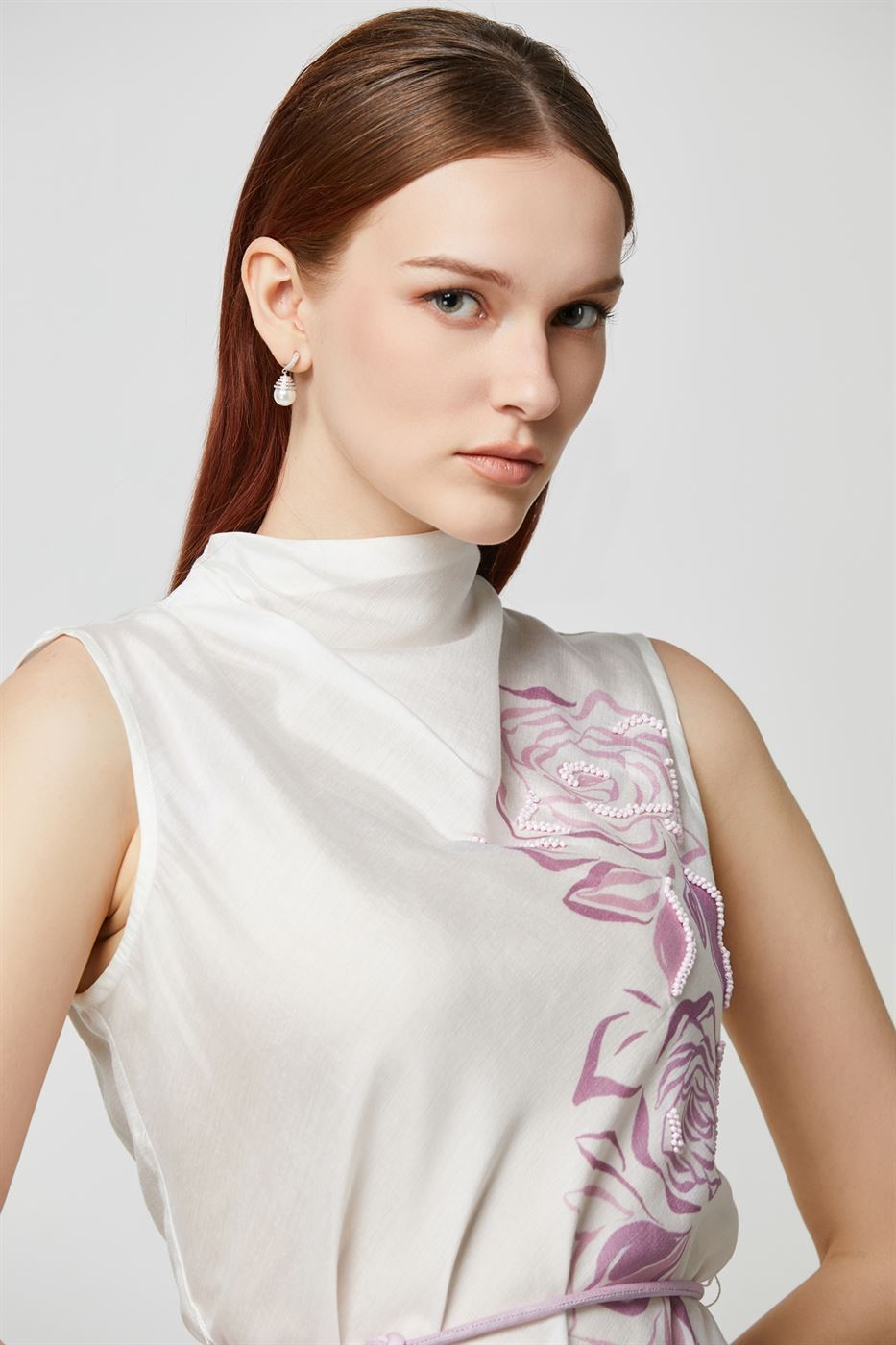 Printed Crepe Top - Femi9 EG