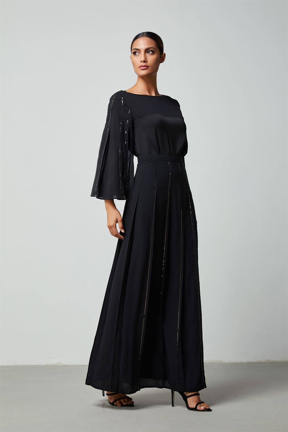 Embellished Maxi Skirt - Femi9 EG