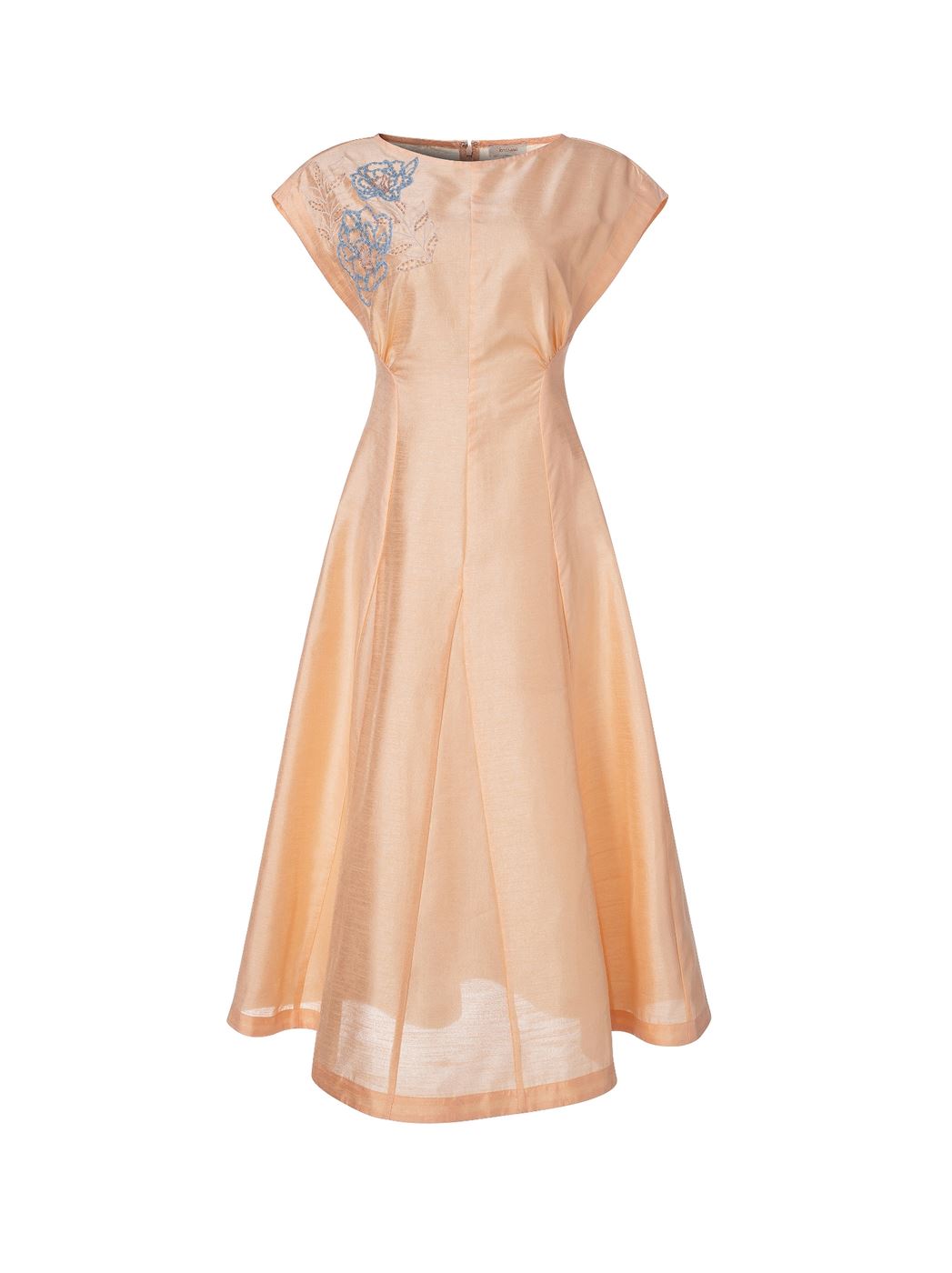 Peach Elegance Dress - Femi9 EG