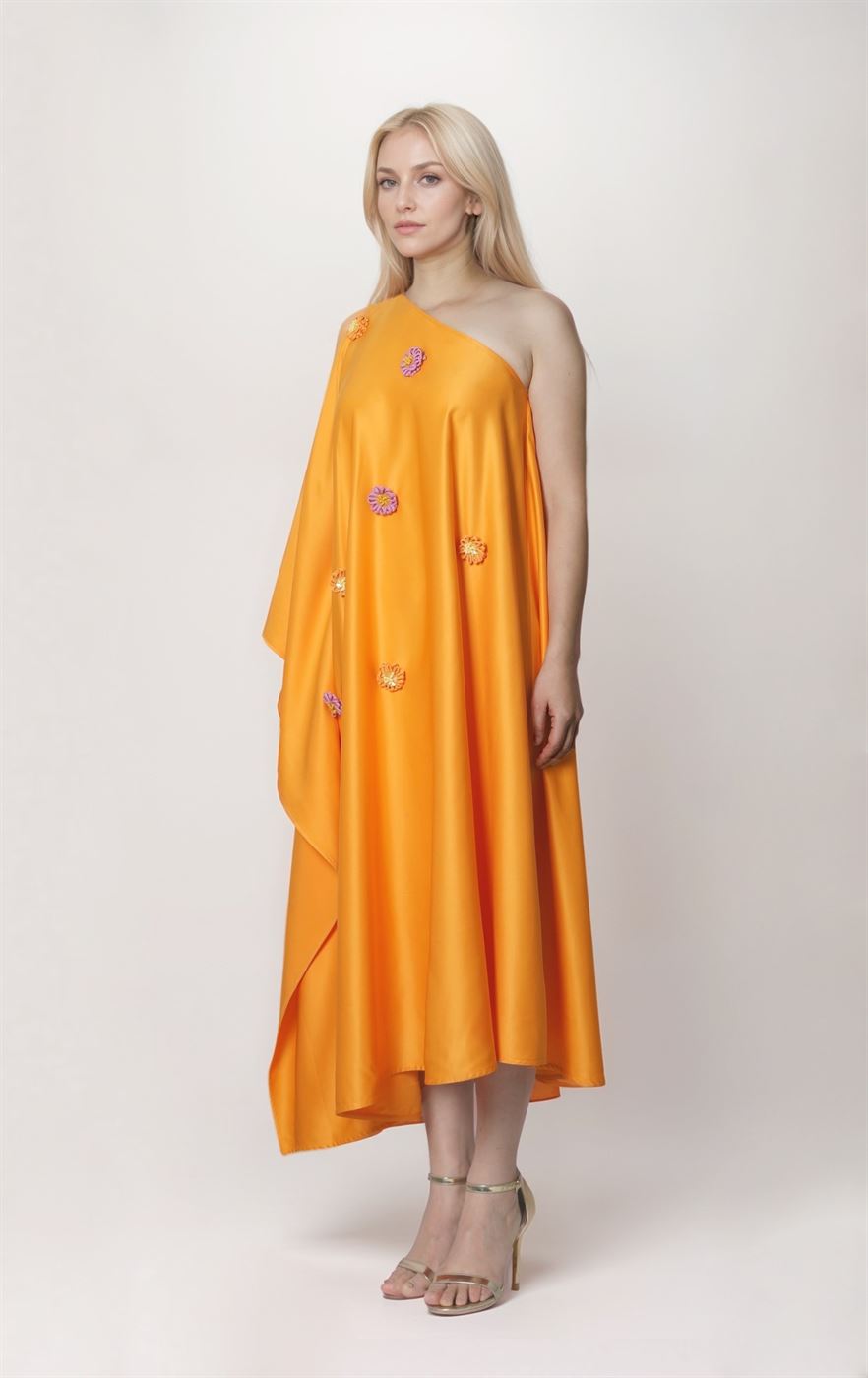 Asymmetric Floral Dress - Femi9 EG