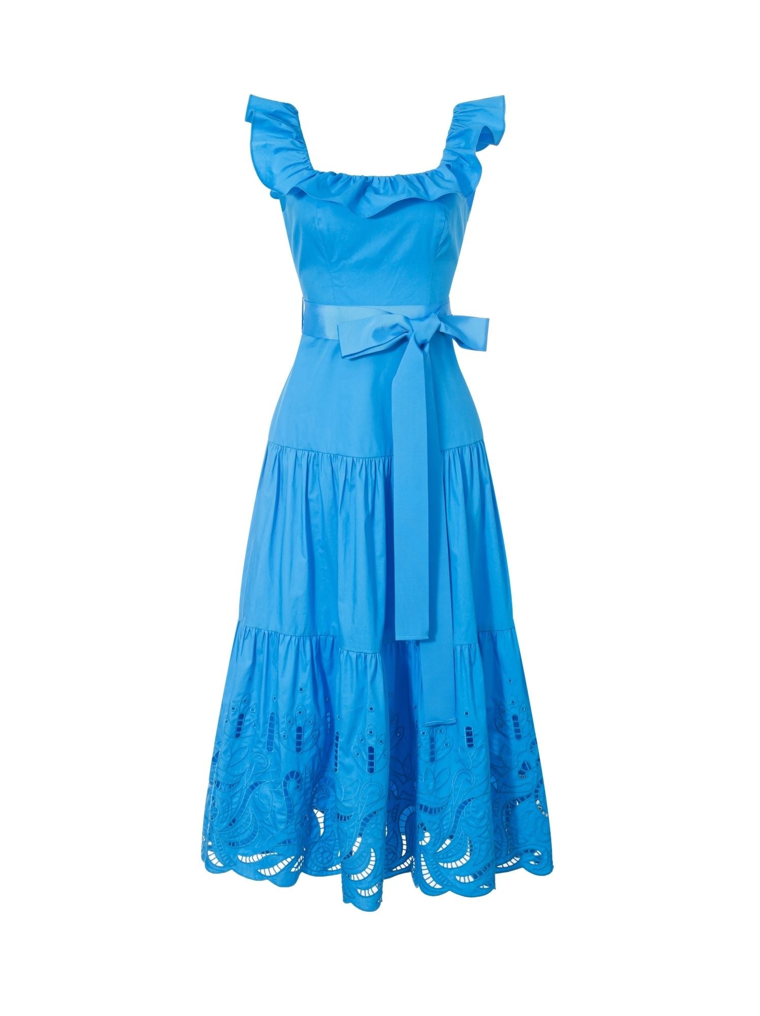 Ruffle Sleeve Midi Dress - Femi9 EG