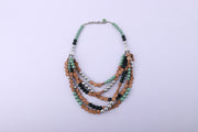 Beaded Multi Layered Necklace - Femi9 EG