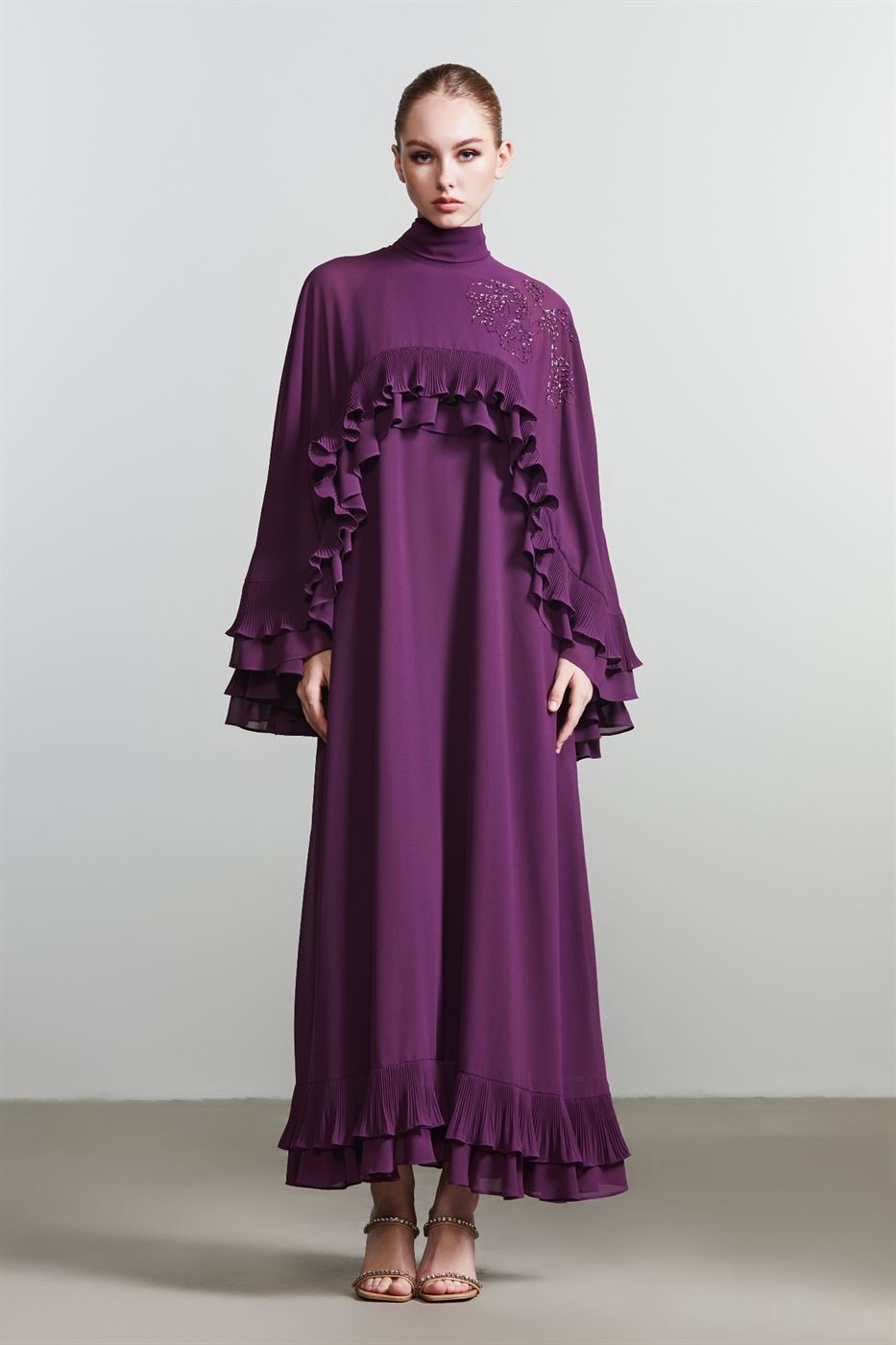 Ruffles Details Dress - Femi9 EG