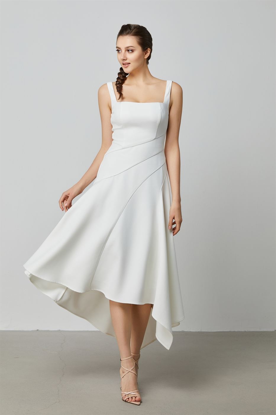 Slanted Cut Dress - Femi9 EG