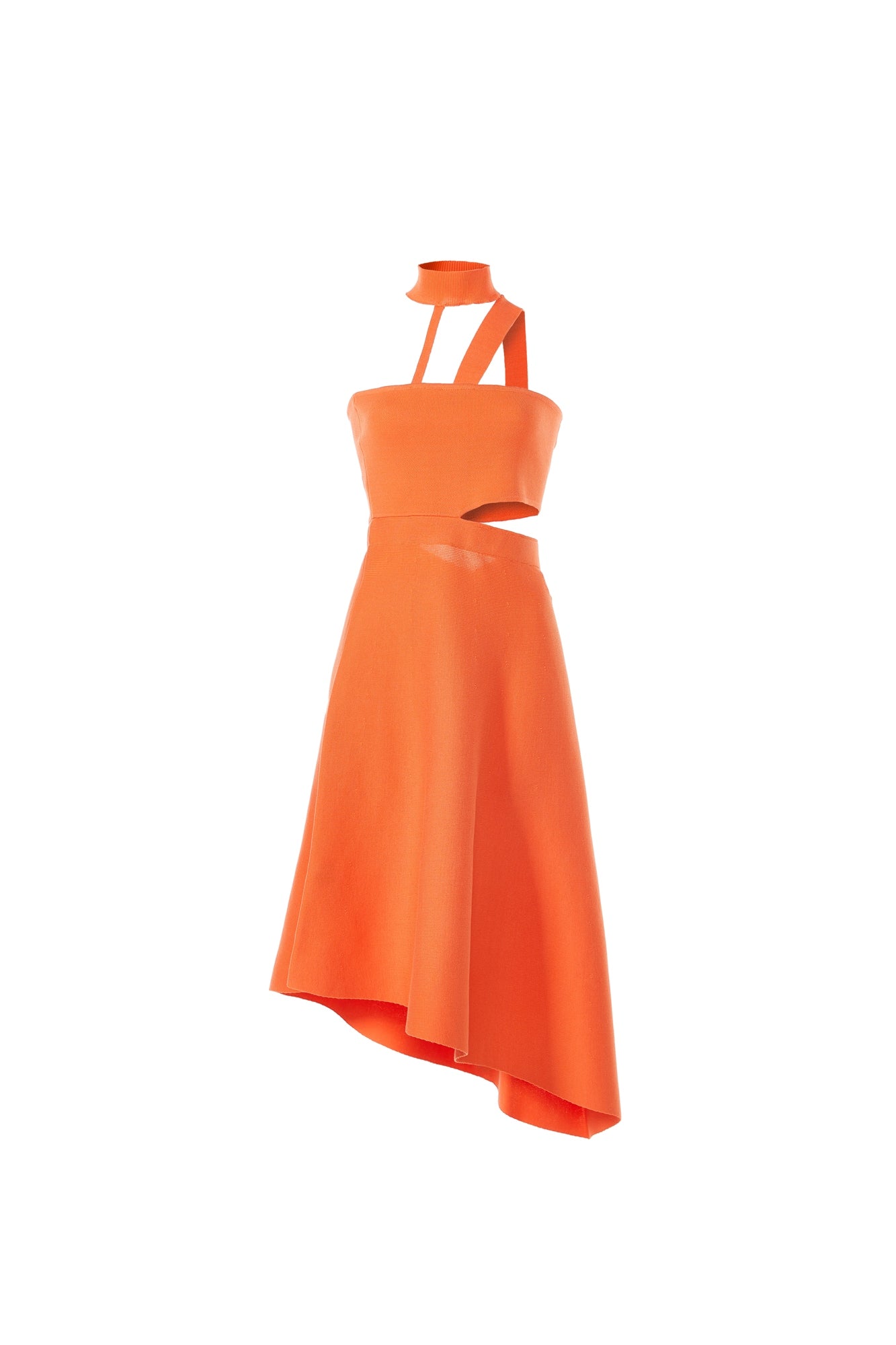 Asymmetric Hem Short Dress - Femi9 EG
