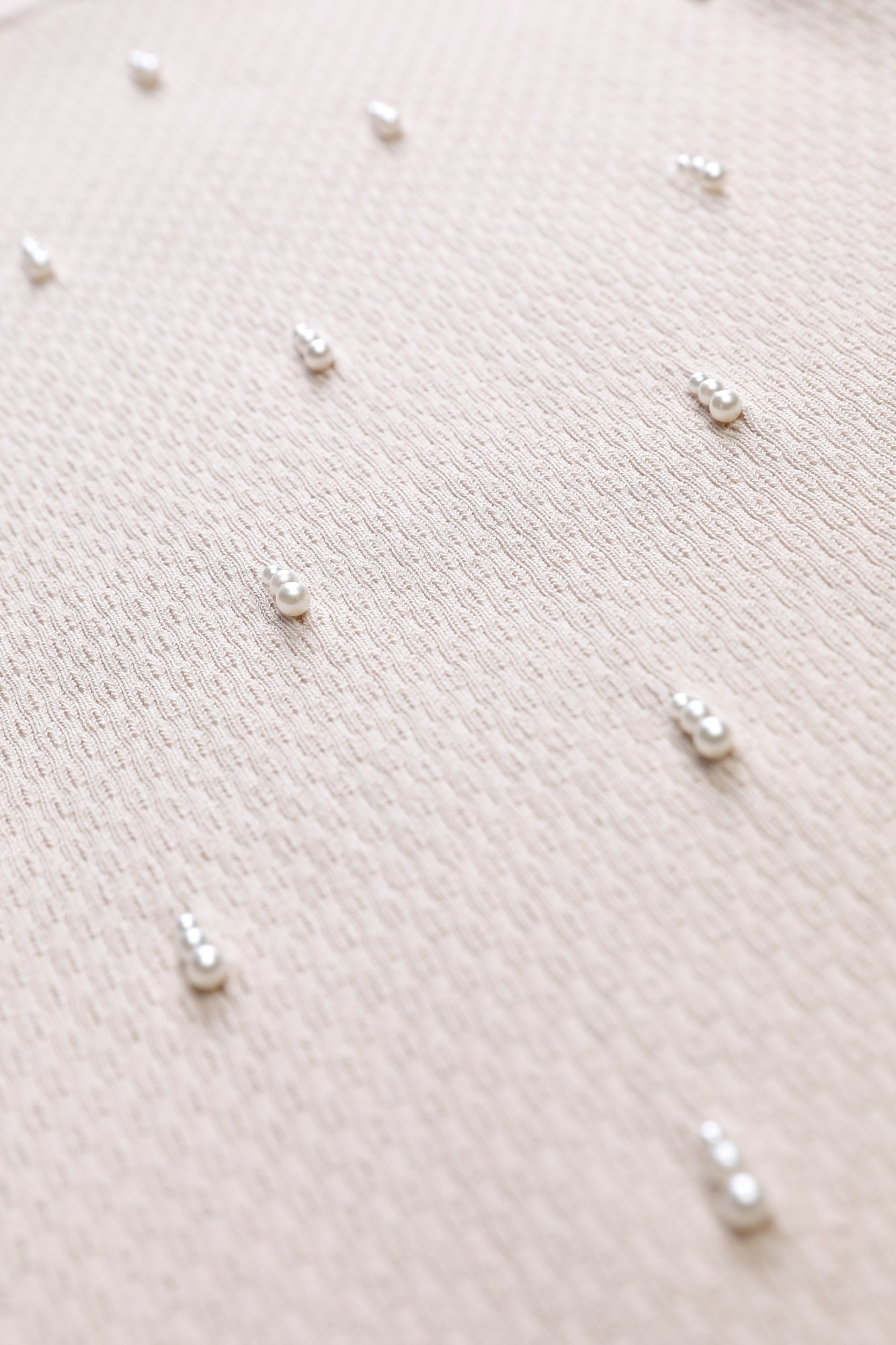 Pearls Embellished Knit Skirt - Femi9 EG