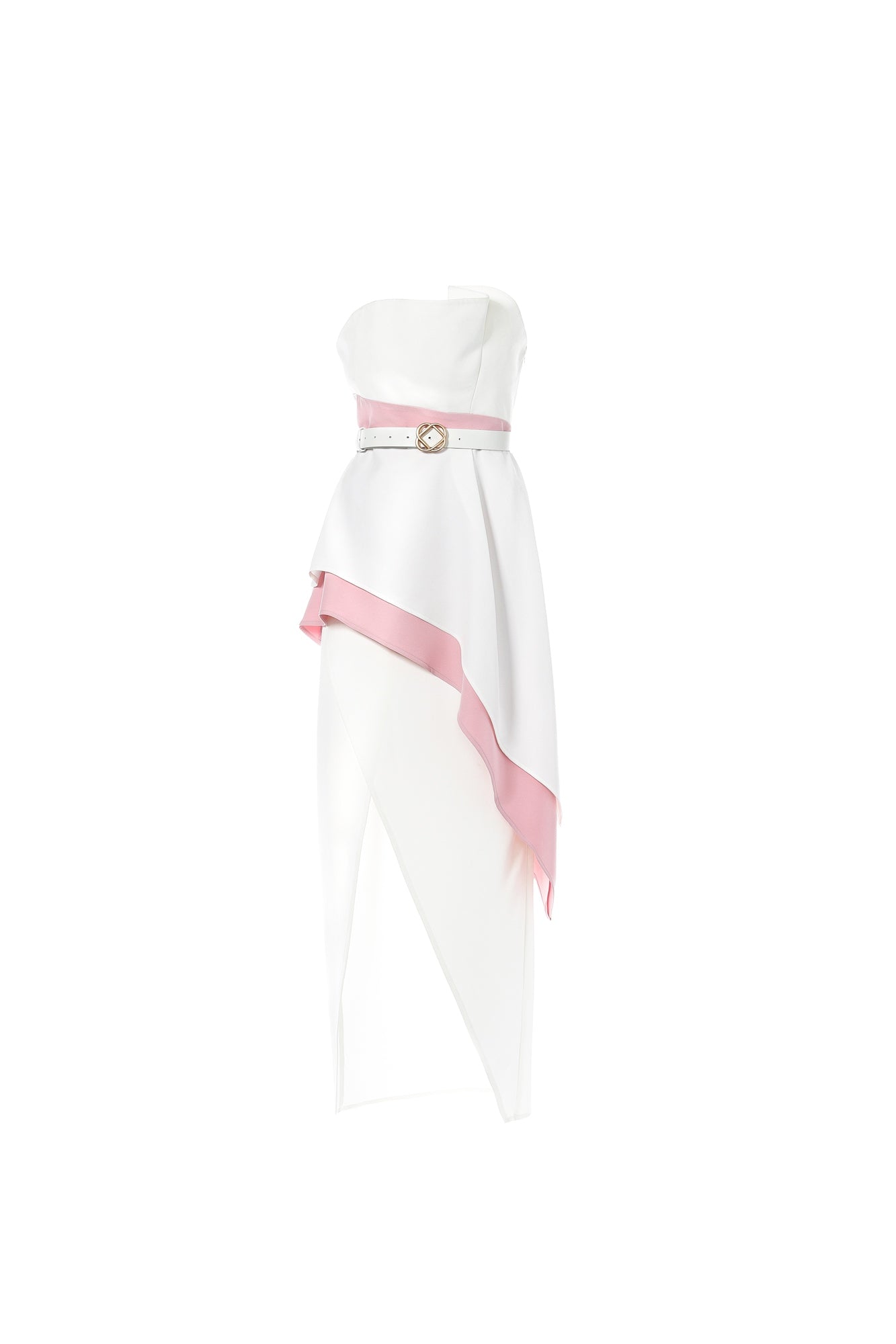 Crep Layered Full Length Dress - Femi9 EG