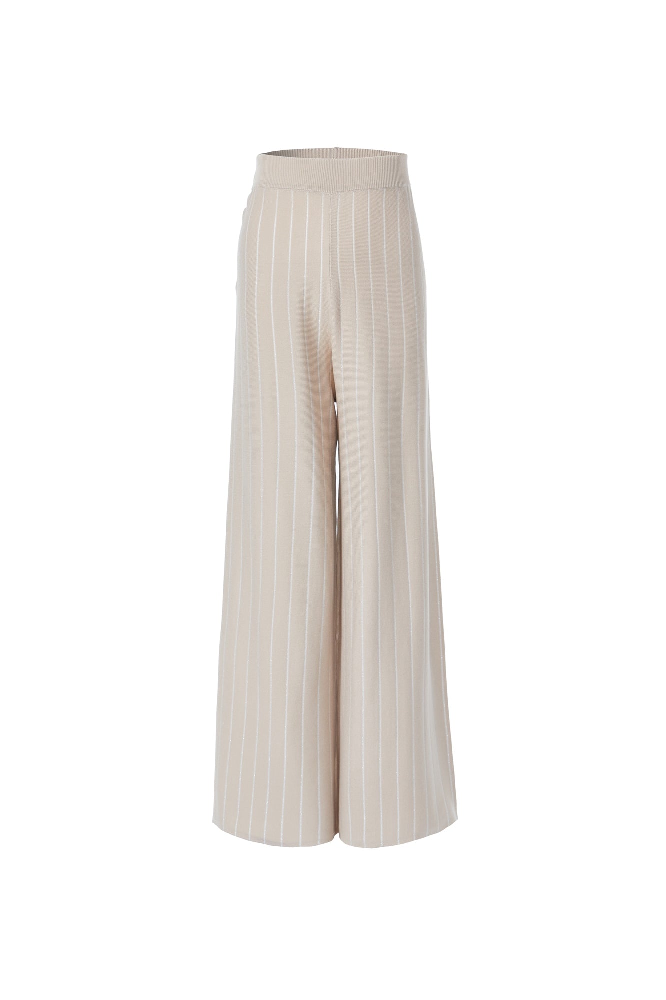 Stripe Lurex Knitted Pants - Femi9 EG