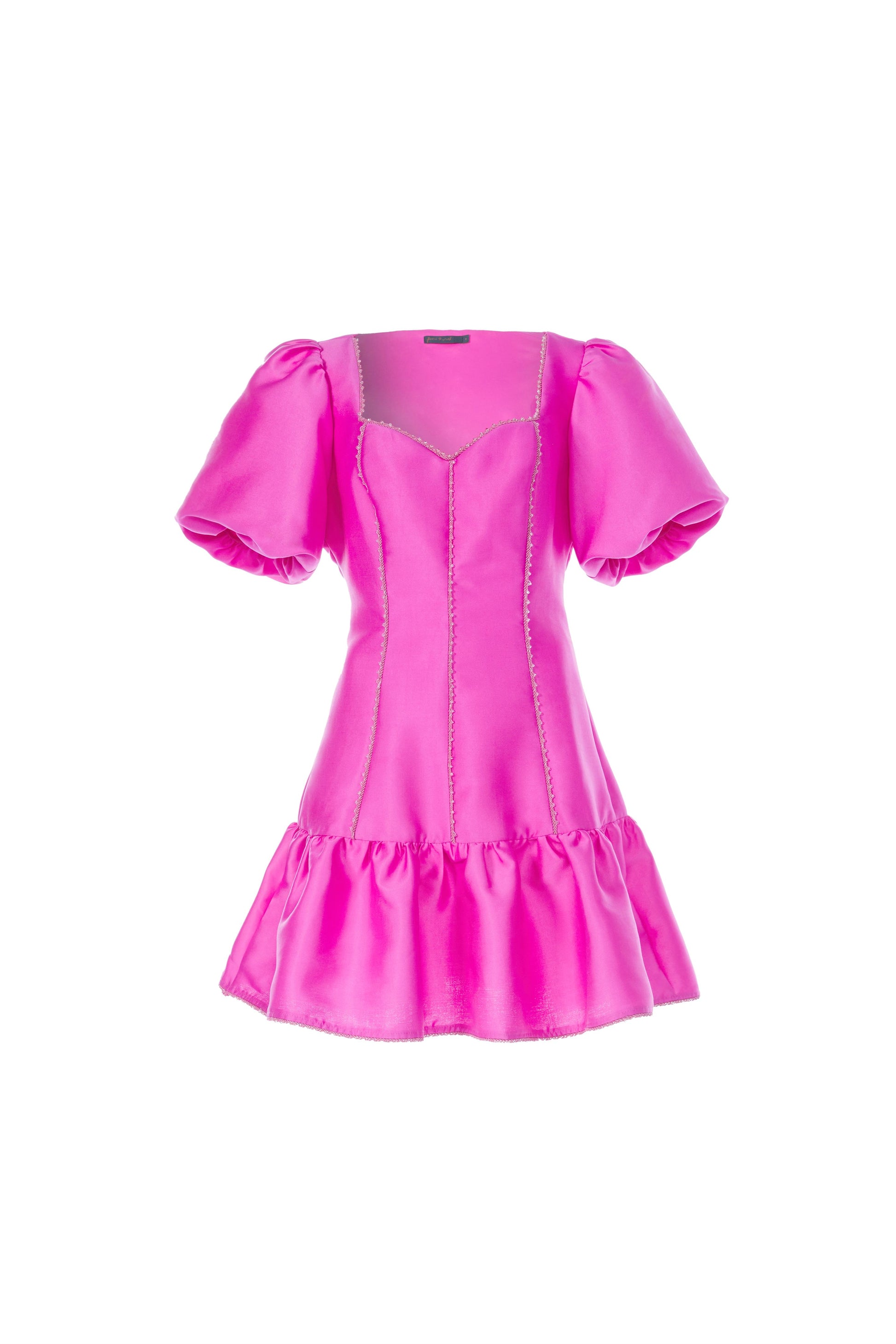 Sweetheart Chestline Mini Dress - Femi9 EG