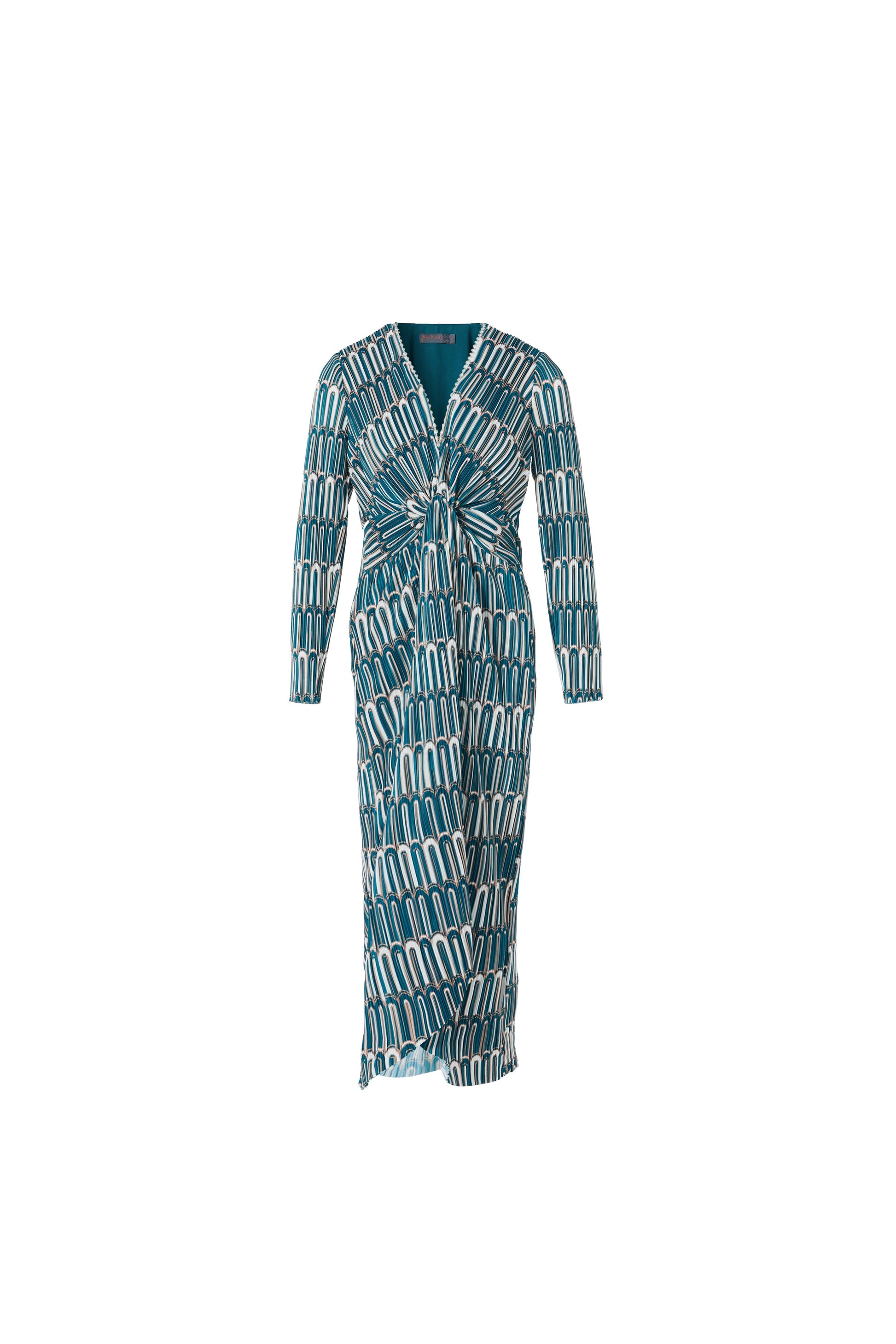 Pleated Printed Dress - Femi9 EG