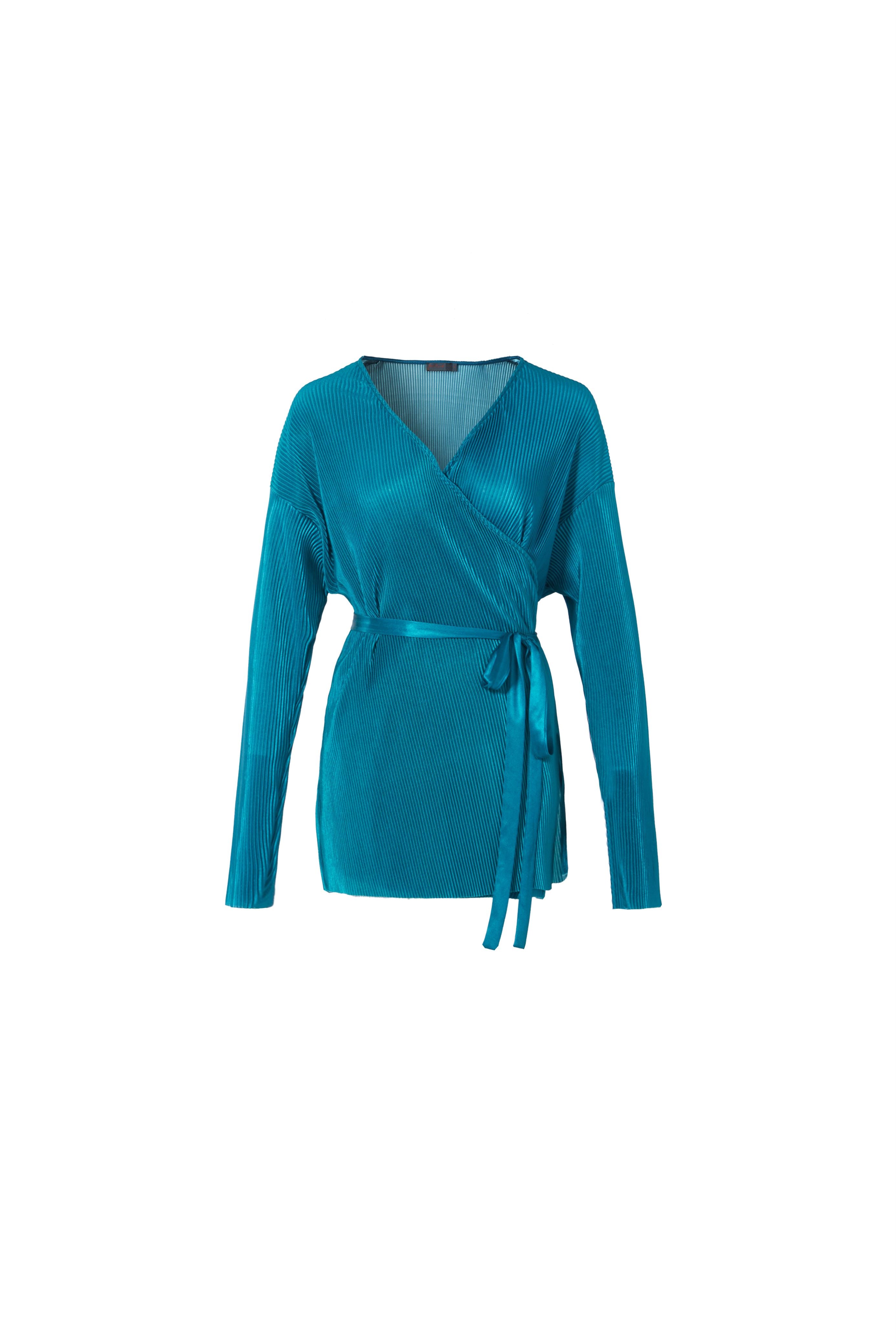 Pleatd Fabric Wrapped Top - Femi9 EG