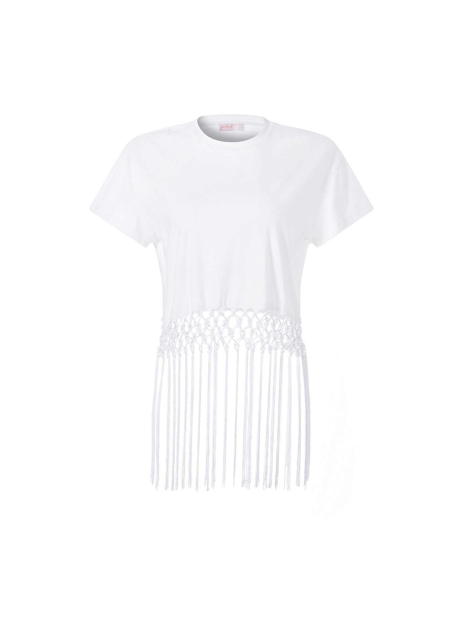 T-Shirt With Fringe - Femi9 EG