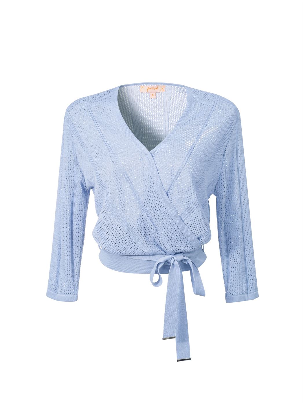 Belted Wrap Knitted Top - Femi9 EG