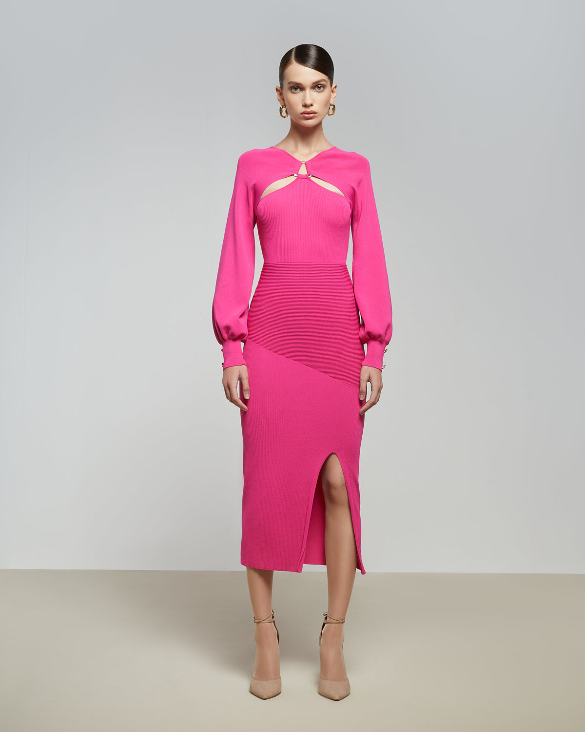 Buckledcutoutknitdres - Femi9 EG
