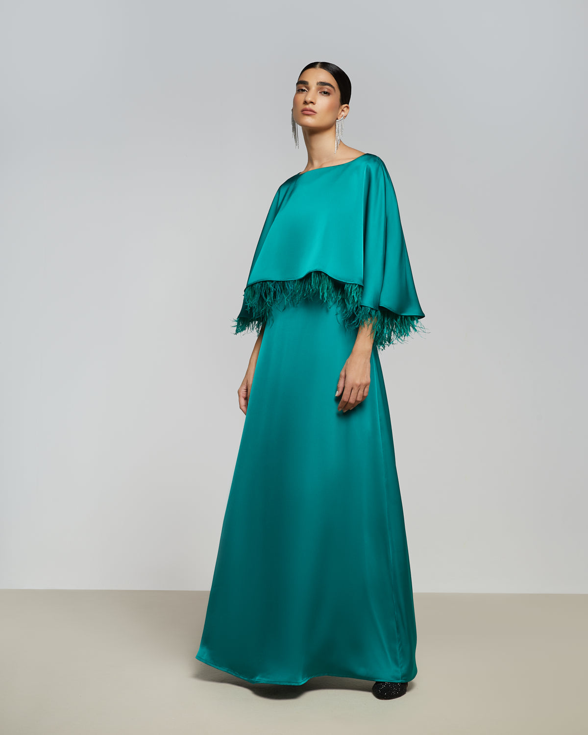 Cape Maxi Dress - Femi9 EG