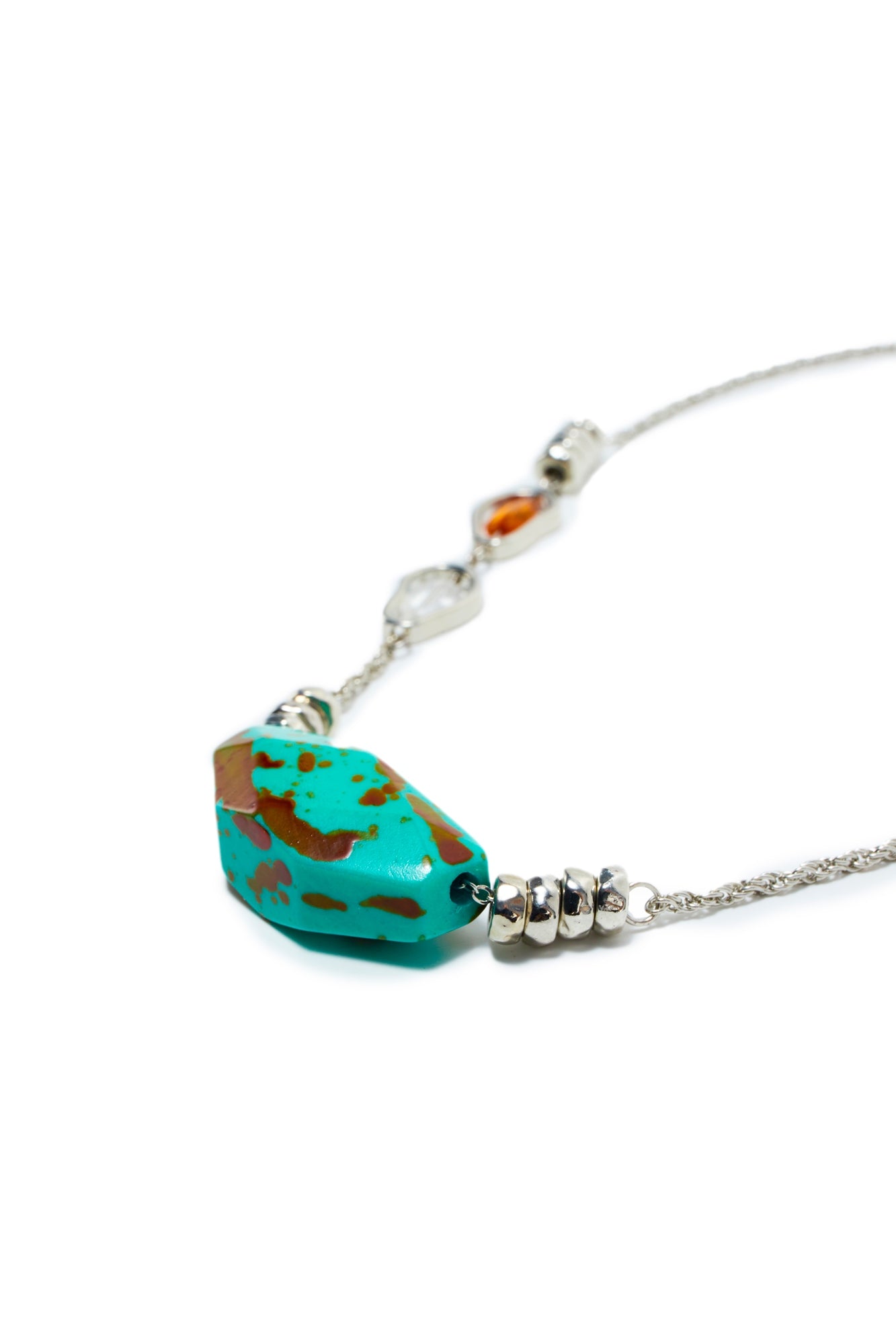Multi Color Stones Necklace - Femi9 EG