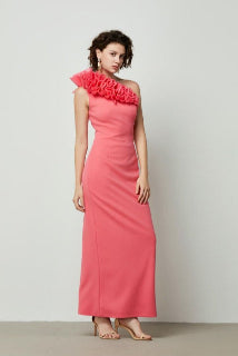 Ruffle Statement Detail Dress - Femi9 EG