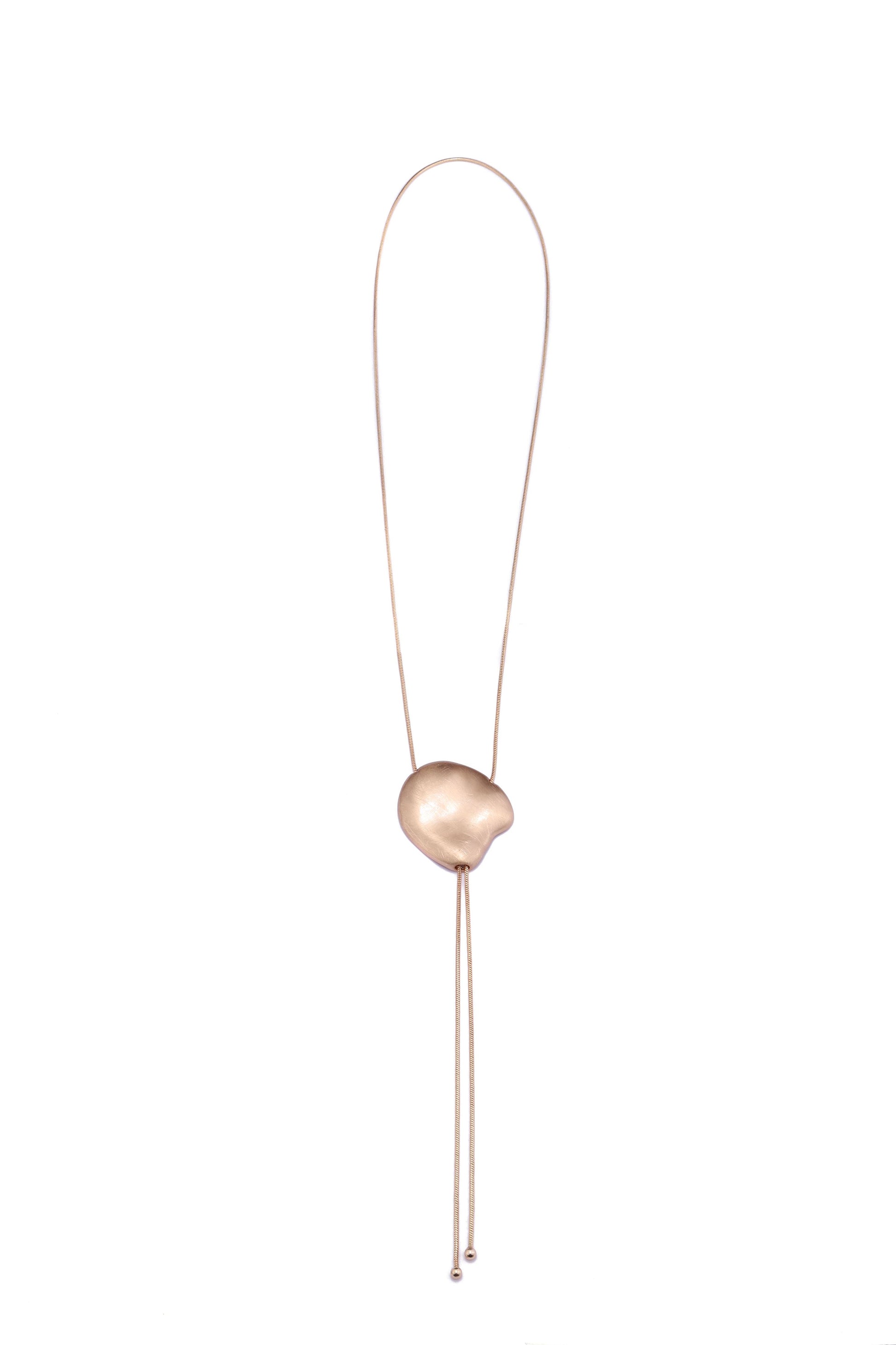 Long Gold Tone Necklace - Femi9 EG