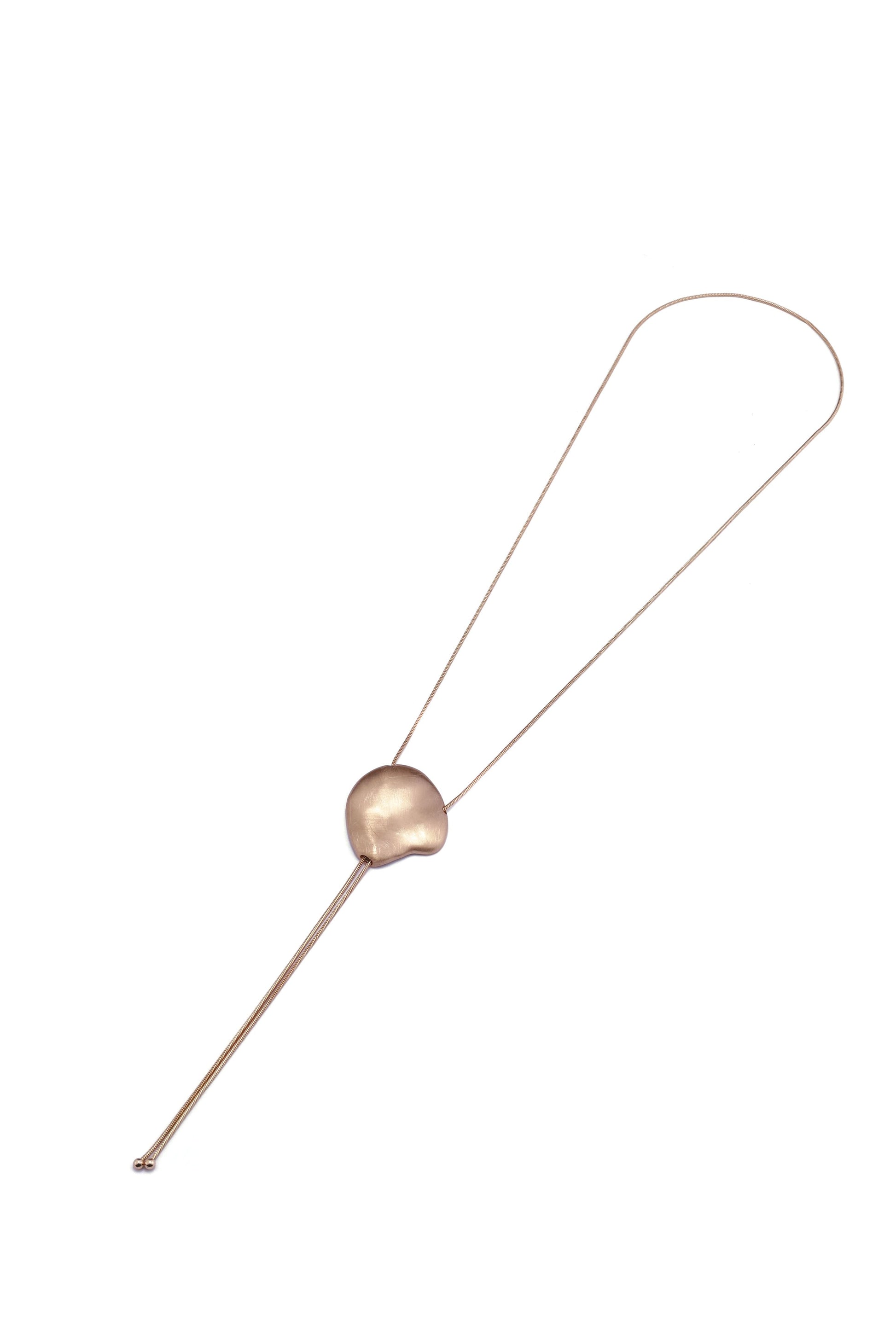 Long Gold Tone Necklace - Femi9 EG