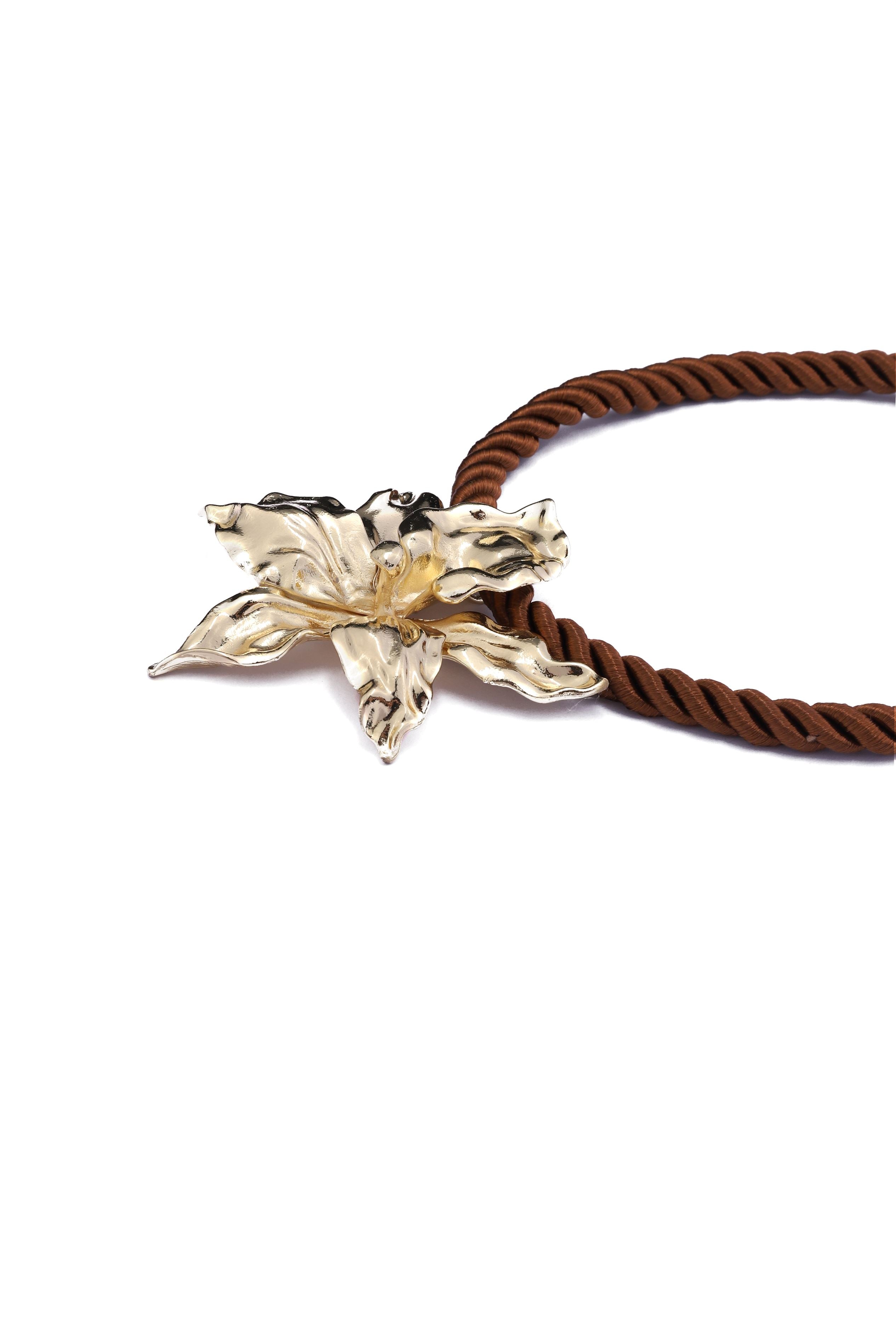 Golden floral Necklace