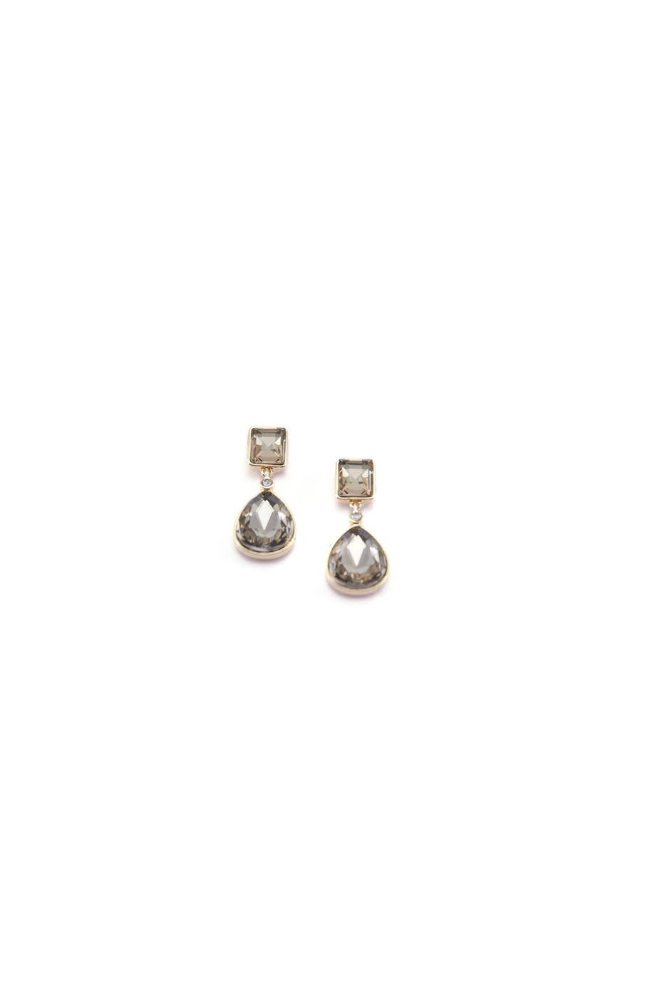 Double Drop Stone Earrings - Femi9 EG