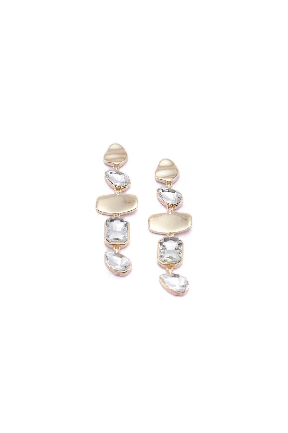 Long Drop Crystal Earrings - Femi9 EG