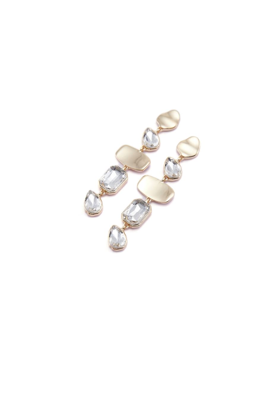 Long Drop Crystal Earrings - Femi9 EG