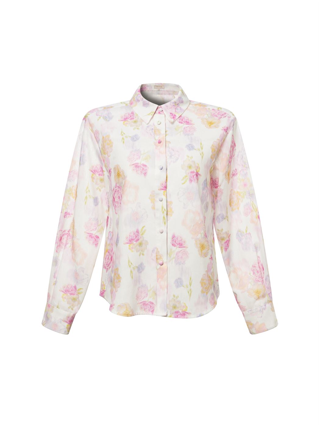 Floral Cotton Linen Shirt - Femi9 EG