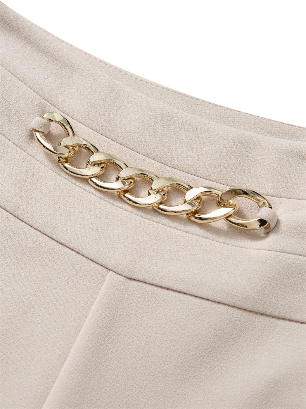 Flowy Beige Pants - Femi9 EG