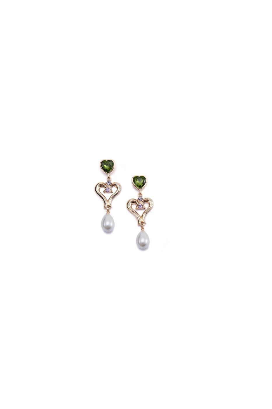 Heart Drop Earrings - Femi9 EG