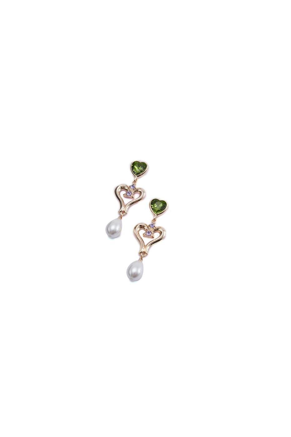 Heart Drop Earrings - Femi9 EG