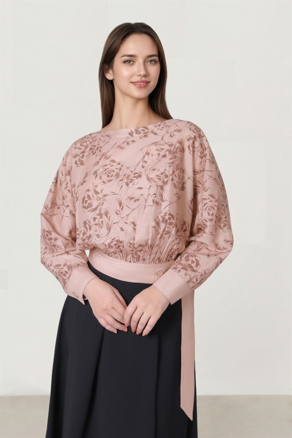 Rose Mist Bloom Top - Femi9 EG